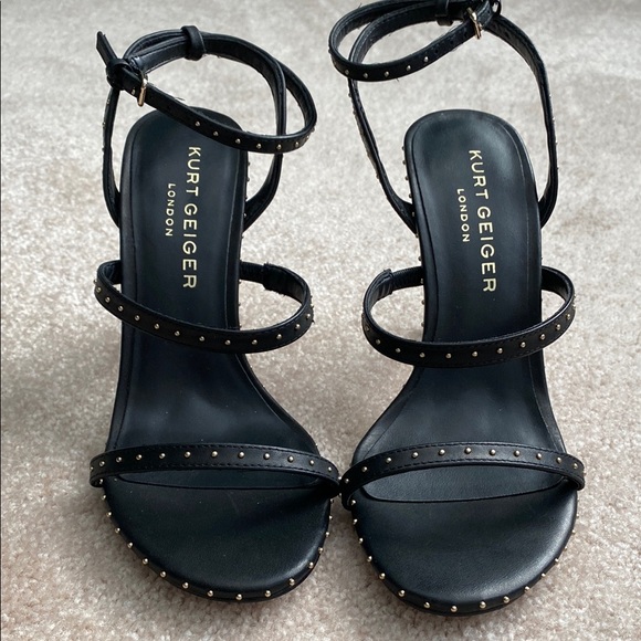 Kurt Geiger Shoes - Kurt Geiger Black Strappy Heels SZ 38